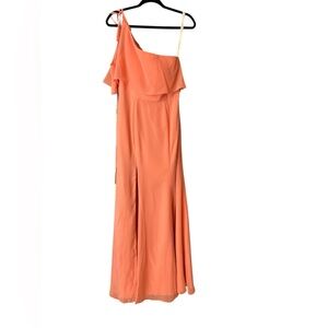 Azazie coral bridesmaid dress NWT